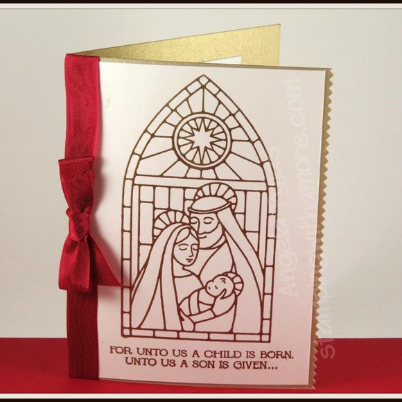 Retired Stampin Up Gentle Peace Photopolymer Cling Stamp Set - Picture 3 of 14